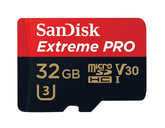 Sandisk Extreme Pro 32GB MiniSDHC UHSI Memory Card